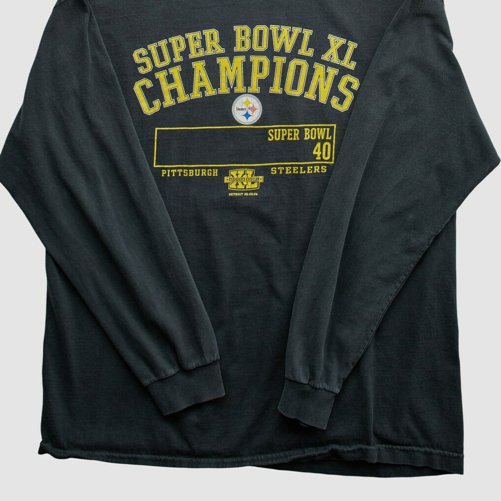 Pittsburgh Steelers Alstyle Apparel 2006 Long Sleeve T-shirt Black Vintage | Fanatics
