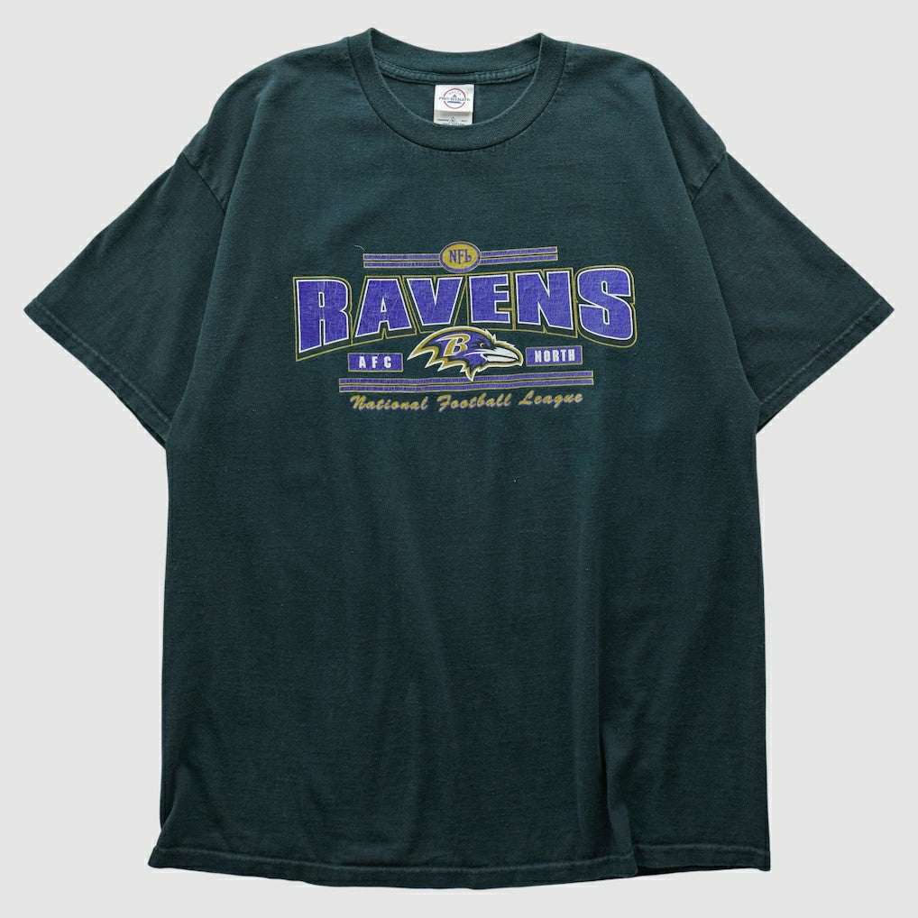 Baltimore Ravens Delta 2000s T-shirt Green Vintage | Fanatics