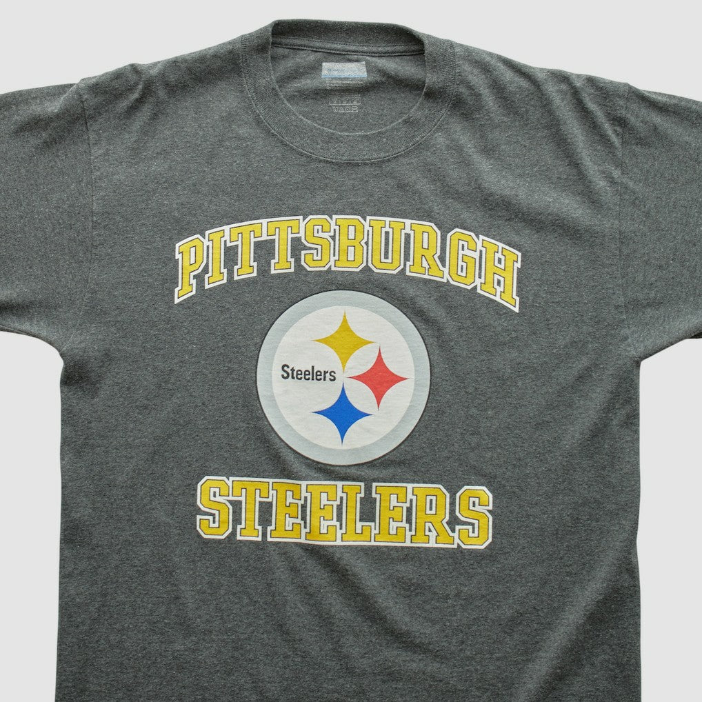 Pittsburgh Steelers 2000s Long Sleeve T-shirt Dark Heather Gray Vintage | Fanatics