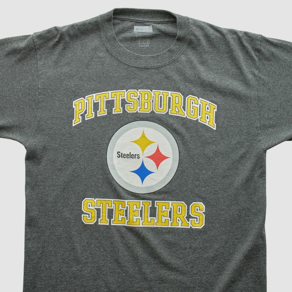 Pittsburgh Steelers 2000s Long Sleeve T-shirt Dark Heather Gray Vintage | Fanatics
