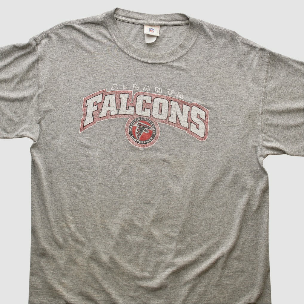 Atlanta Falcons NFL 2000s T-shirt Heather Gray Vintage | Fanatics