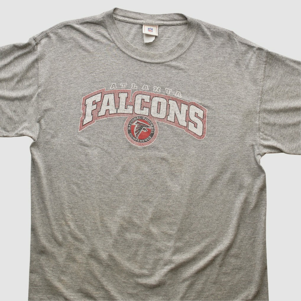 Atlanta Falcons NFL 2000s T-shirt Heather Gray Vintage | Fanatics