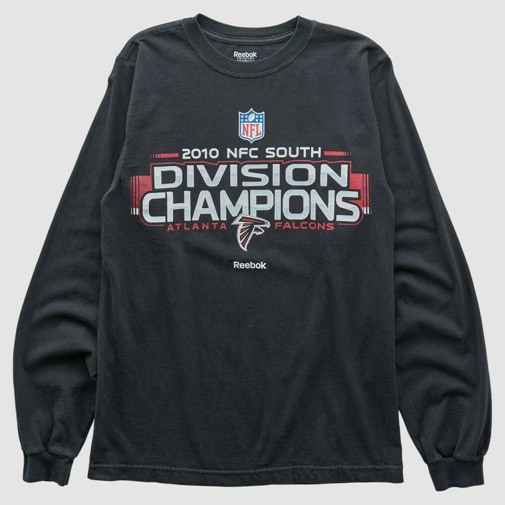 Atlanta Falcons Reebok 2010 Long Sleeve T-shirt Black Vintage | Fanatics