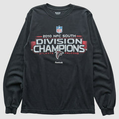 Atlanta Falcons Reebok 2010 Long Sleeve T-shirt Black Vintage | Fanatics