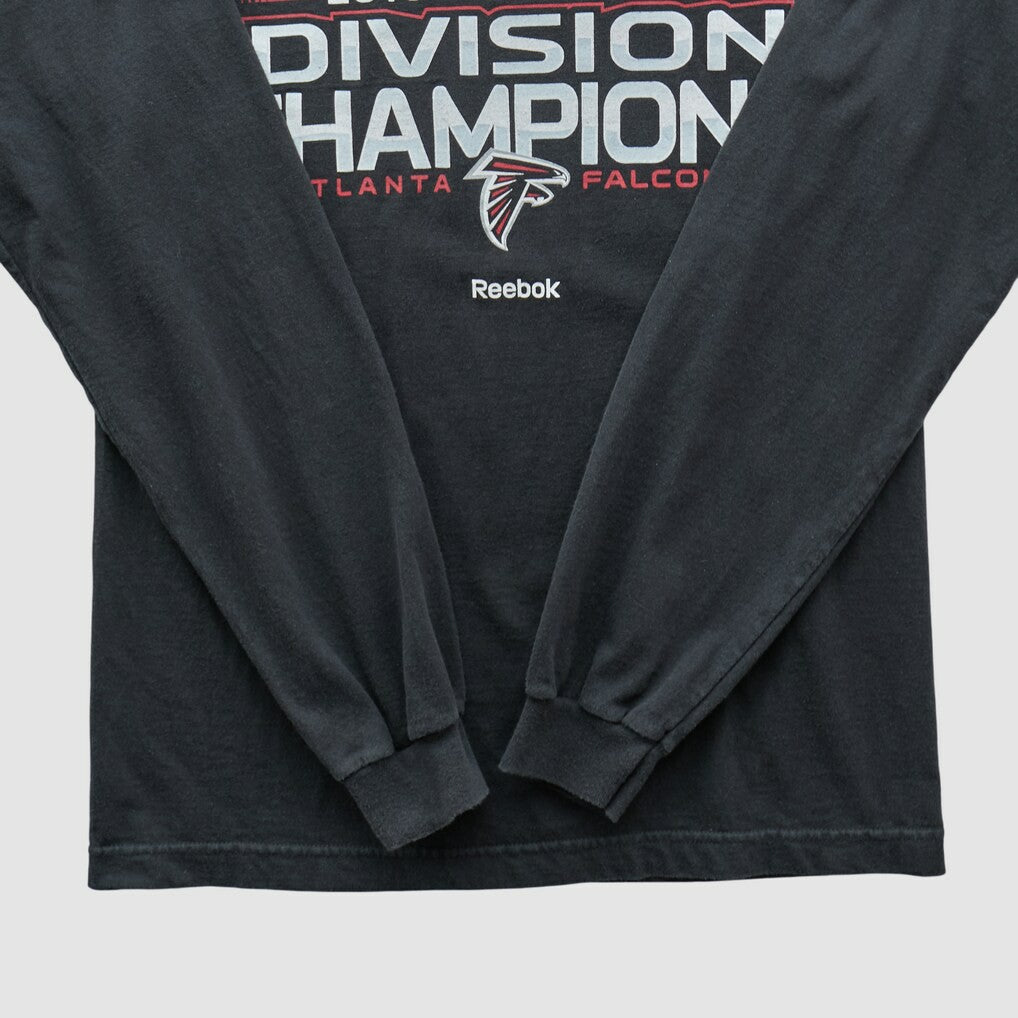 Atlanta Falcons Reebok 2010 Long Sleeve T-shirt Black Vintage | Fanatics