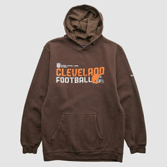 Cleveland Browns Reebok 2000s Hooded Pullover Sweatshirt Brown Vintage | Fanatics