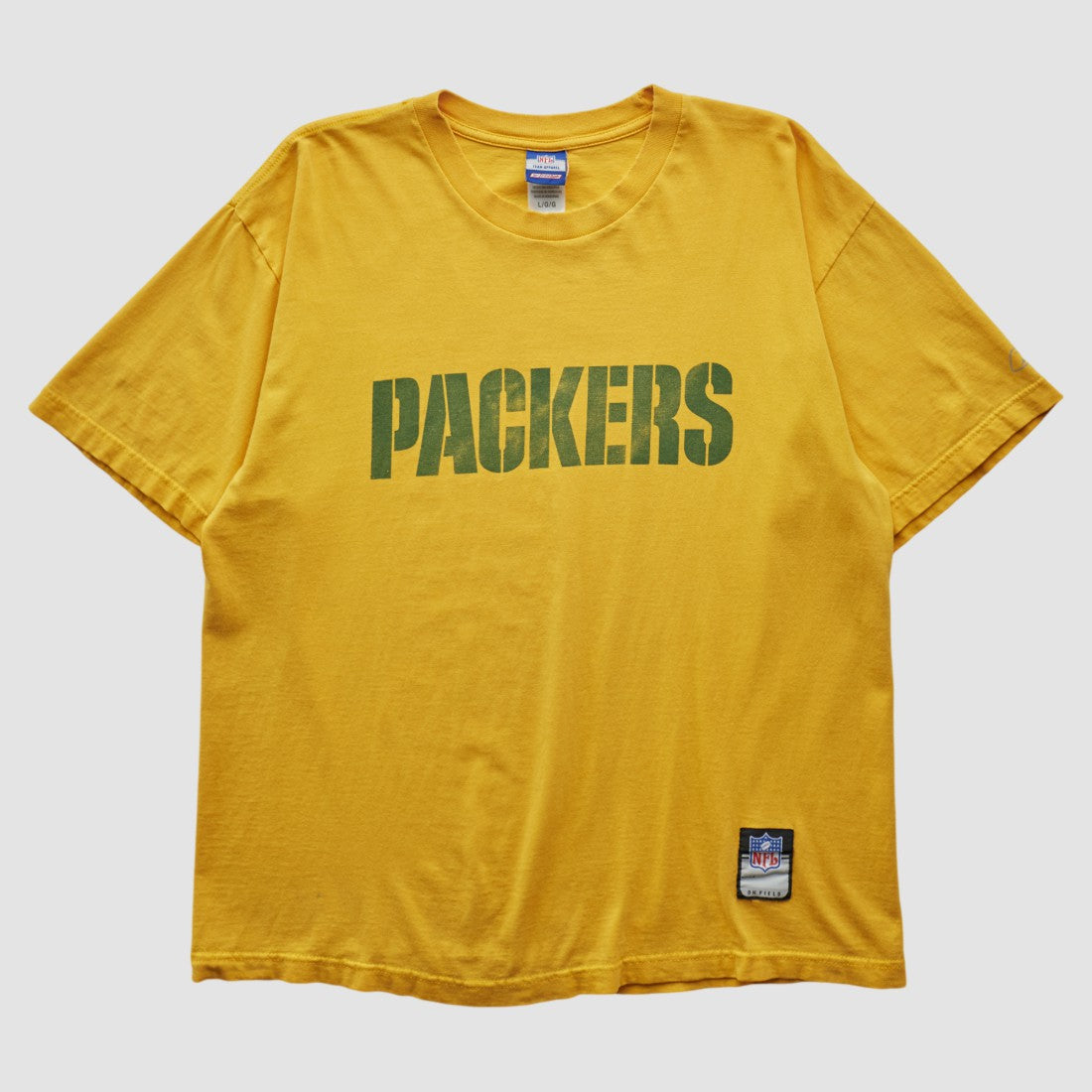 Green Bay Packers Reebok 2000s T-shirt Yellow Vintage | Fanatics