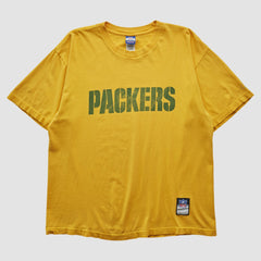 Green Bay Packers Reebok 2000s T-shirt Yellow Vintage | Fanatics