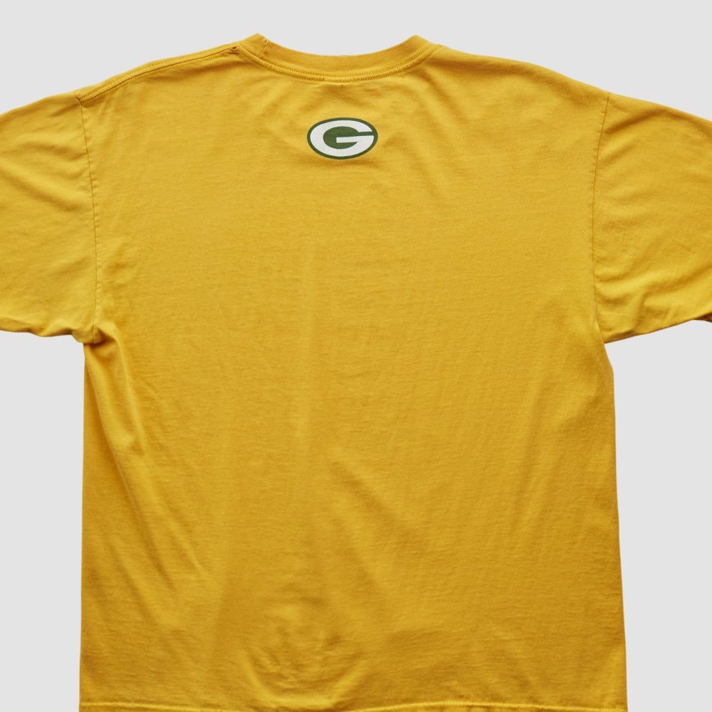 Green Bay Packers Reebok 2000s T-shirt Yellow Vintage | Fanatics