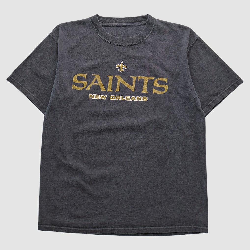 New Orleans Saints 2000s T-shirt Charcoal Vintage | Fanatics