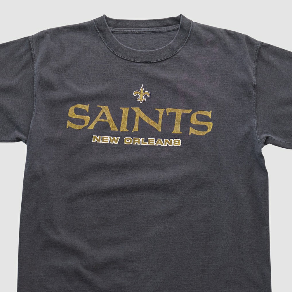 New Orleans Saints 2000s T-shirt Charcoal Vintage | Fanatics