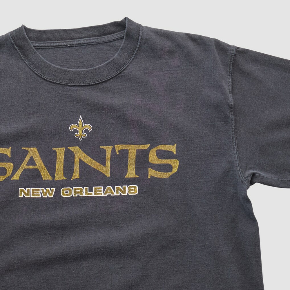 New Orleans Saints 2000s T-shirt Charcoal Vintage | Fanatics