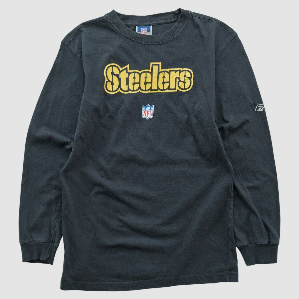 Pittsburgh Steelers Reebok 2000s Long Sleeve T-shirt Black Vintage | Fanatics