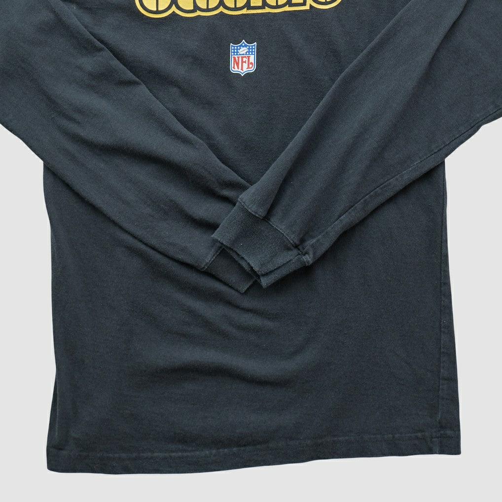 Pittsburgh Steelers Reebok 2000s Long Sleeve T-shirt Black Vintage | Fanatics