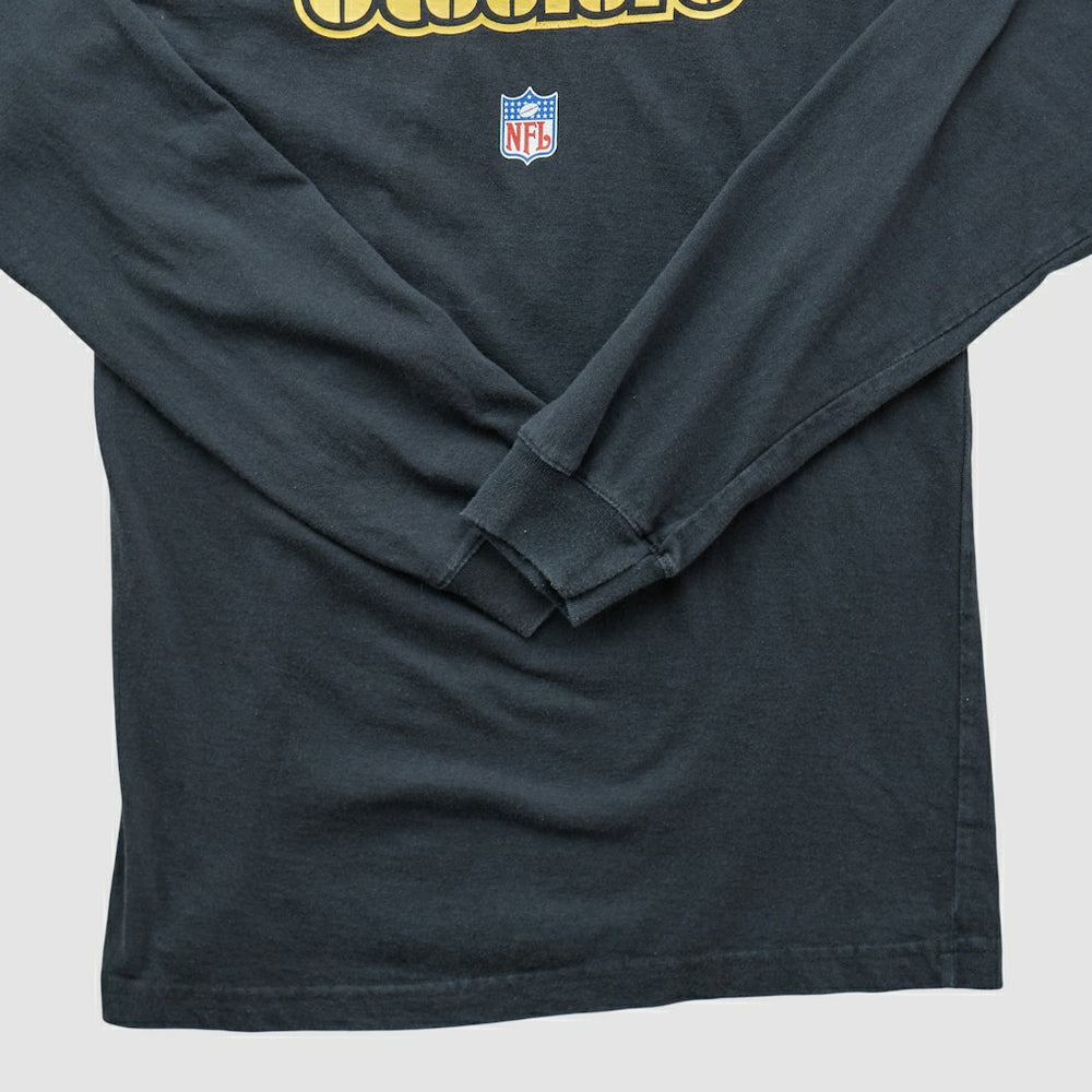 Pittsburgh Steelers Reebok 2000s Long Sleeve T-shirt Black Vintage | Fanatics