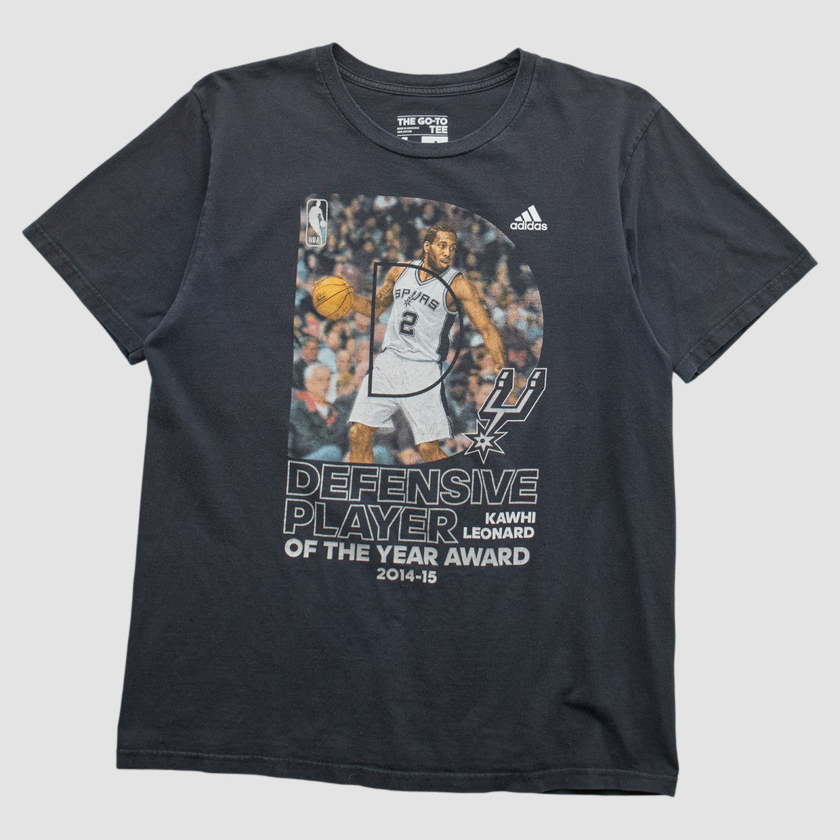 San Antonio Spurs 2015 T-shirt Black Vintage - NBA