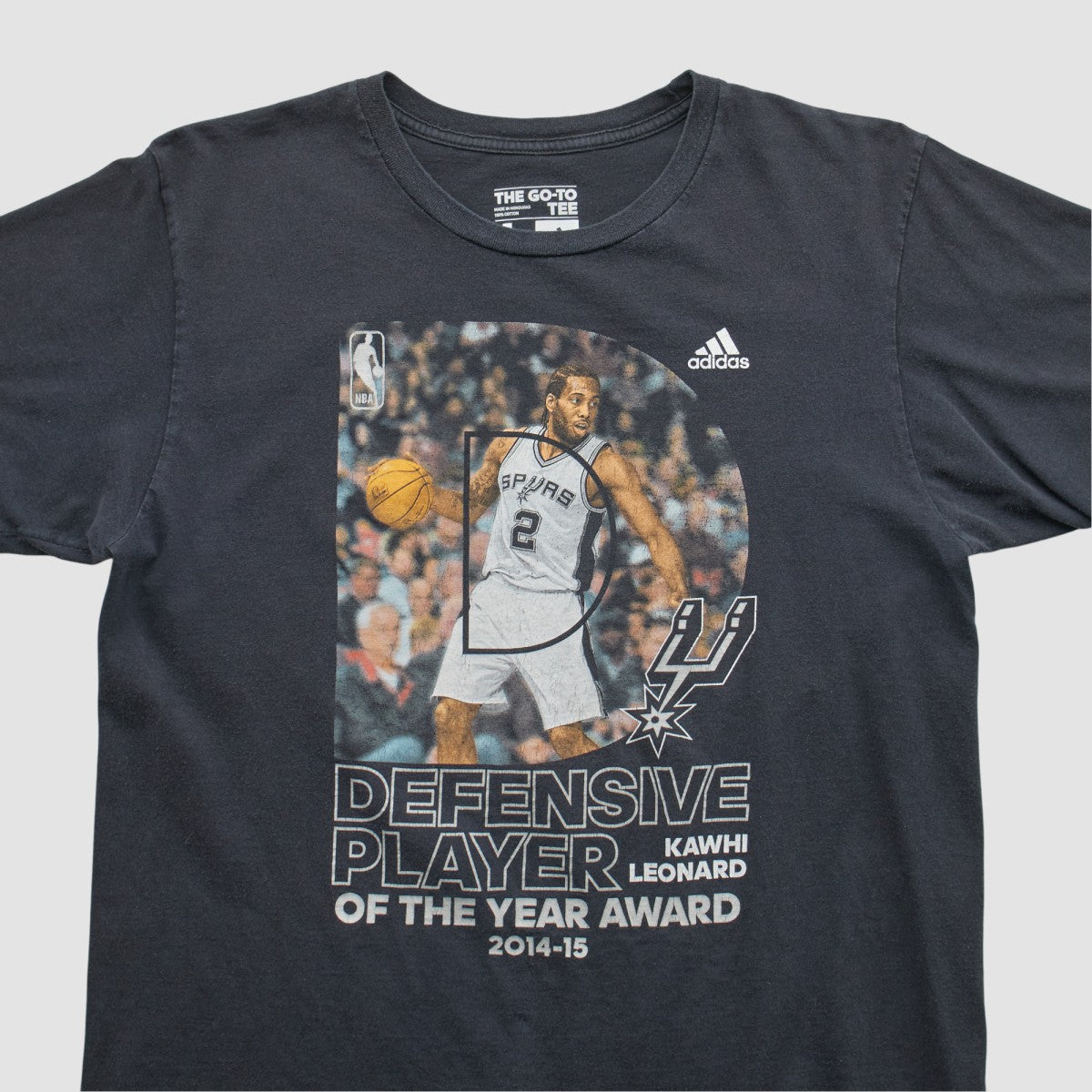 San Antonio Spurs 2015 T-shirt Black Vintage - NBA