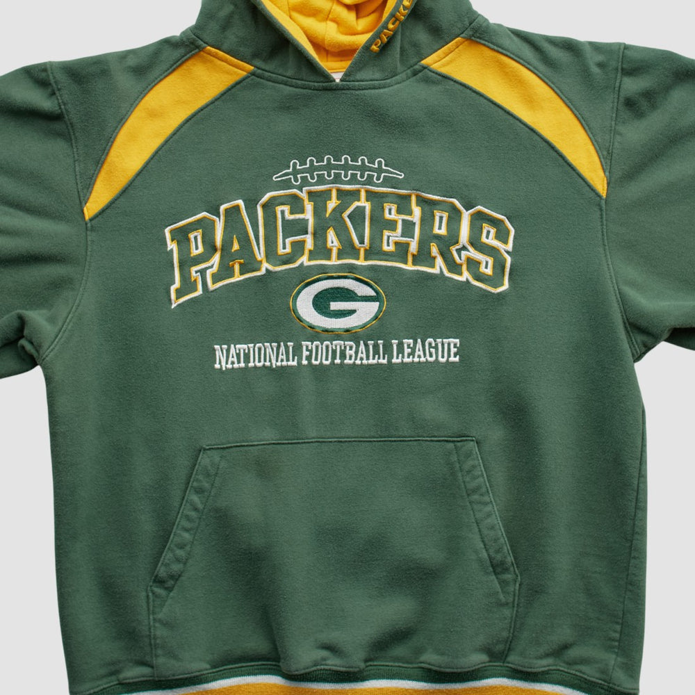 Green Bay Packers NFL 2000s Hooded Pullover Sweatshirt Green Vintage | Fanatics
