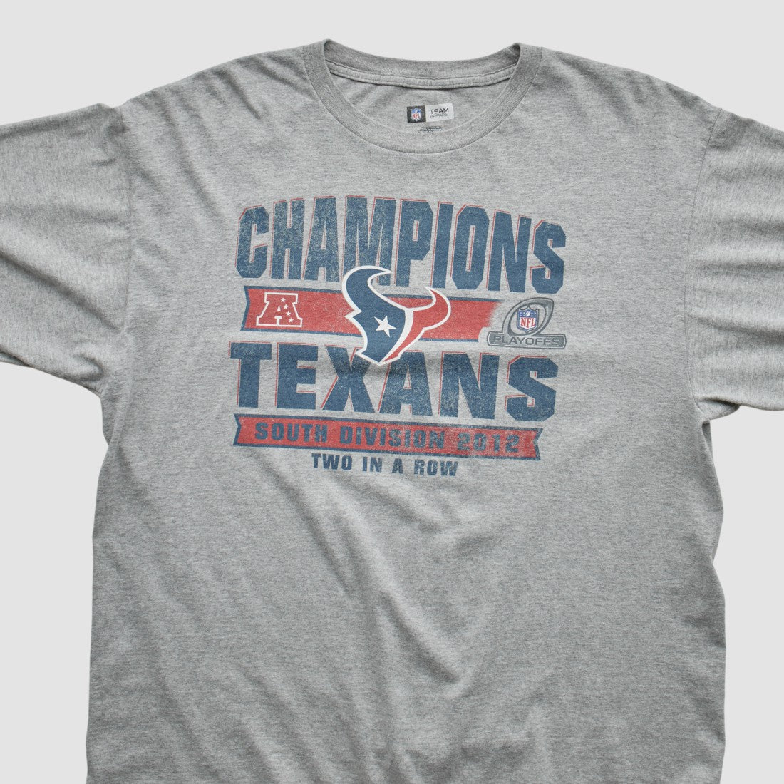 Houston Texans Team Edition Apparel 2012 Long Sleeve T-shirt Heather Gray Vintage | Fanatics