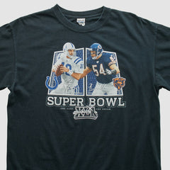 Superbowl XLII Anvil 2008 T-shirt Black Vintage | Fanatics