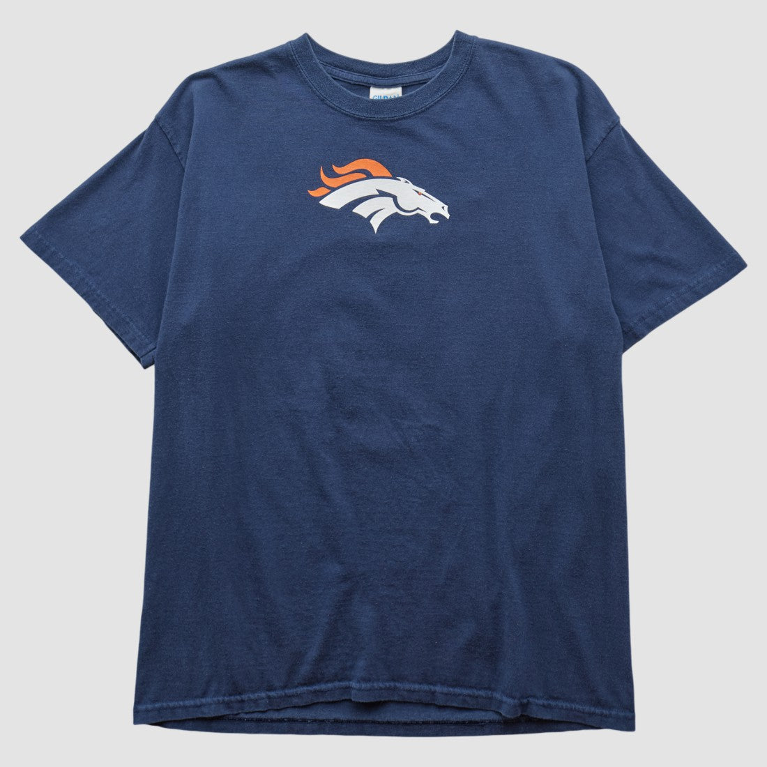 Denver Broncos Gildan 2010s T-shirt Navy Vintage | Fanatics