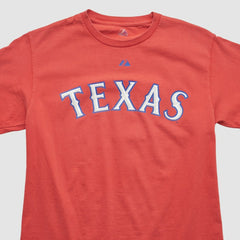 Texas Rangers Majestic 2000s T-shirt - MLB