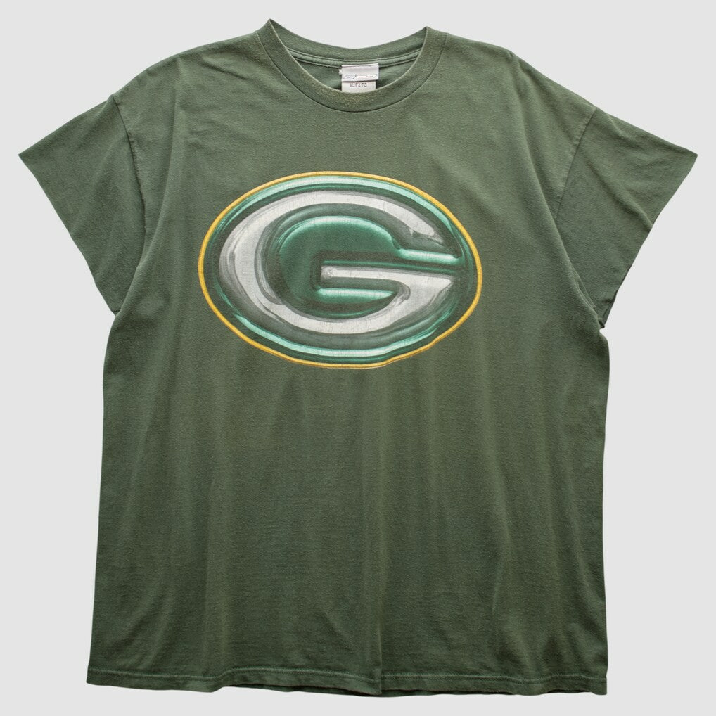 Green Bay Packers Reebok 2000s T-shirt Green Vintage | Fanatics