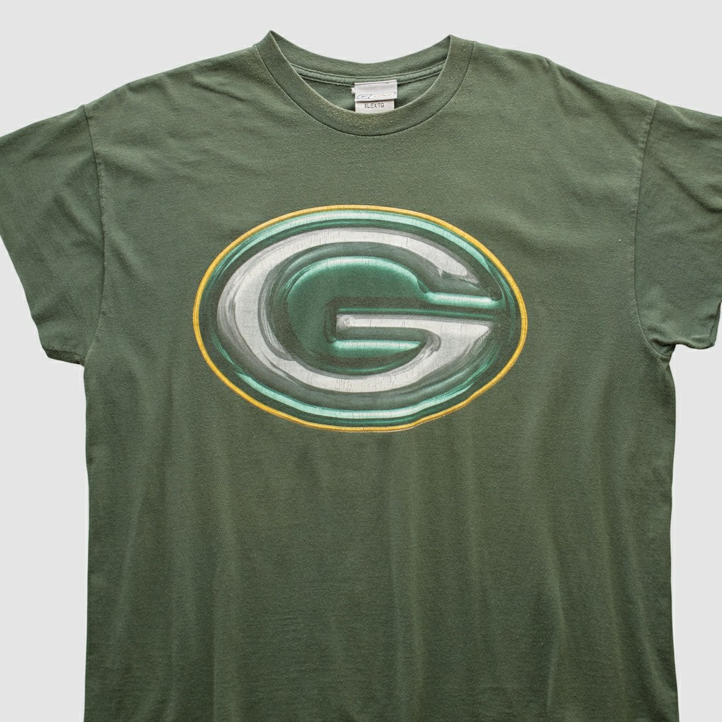 Green Bay Packers Reebok 2000s T-shirt Green Vintage | Fanatics