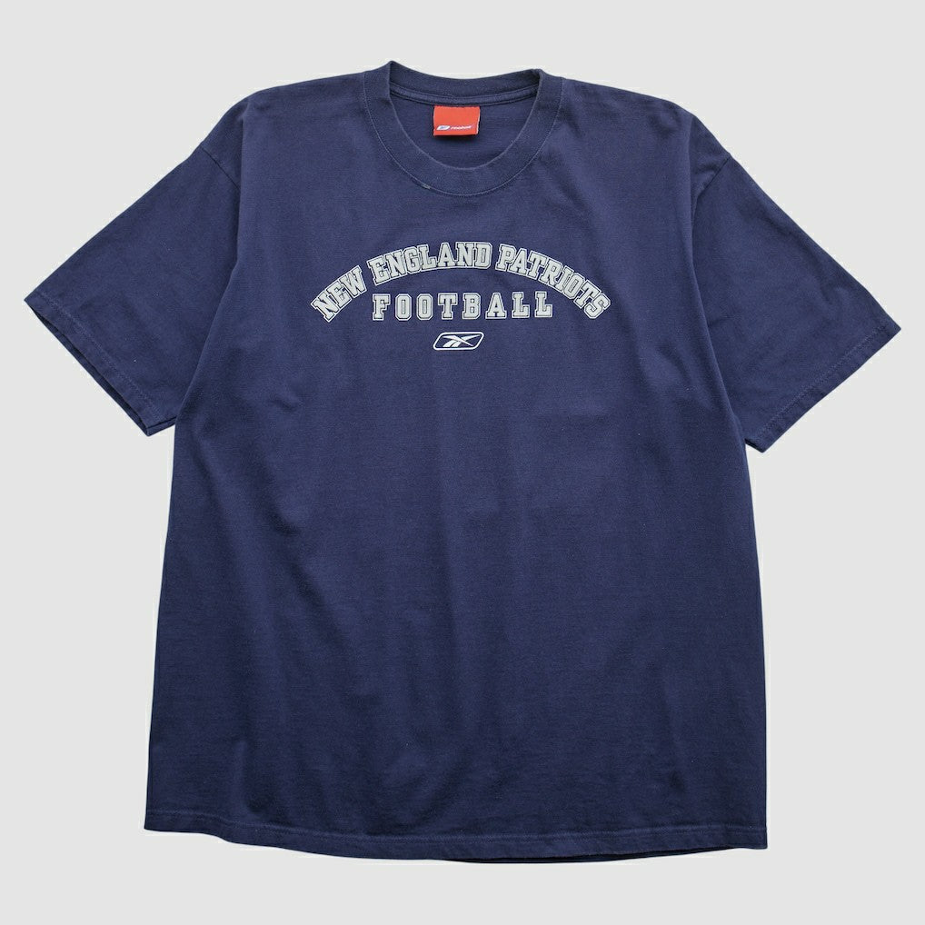 New England Patriots Reebok 2000s T-shirt Navy Vintage | Fanatics