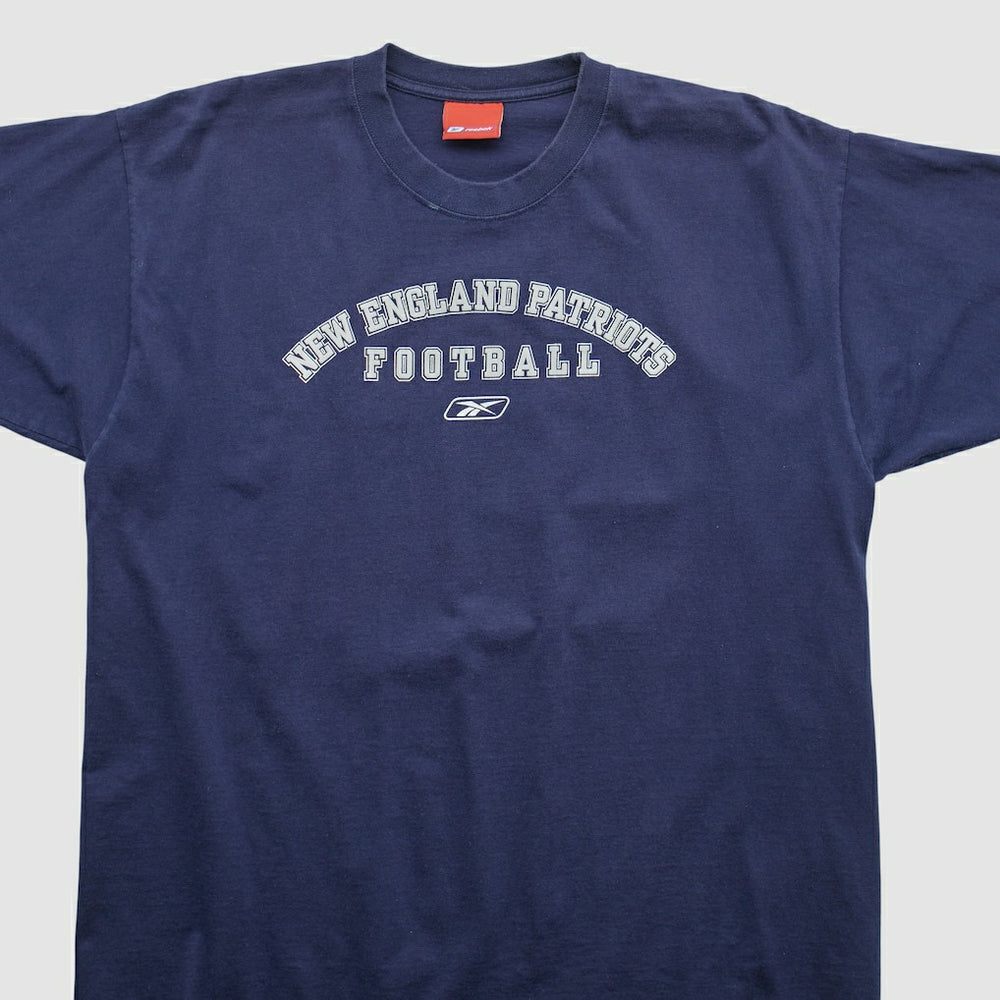 New England Patriots Reebok 2000s T-shirt Navy Vintage | Fanatics