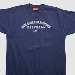 New England Patriots Reebok 2000s T-shirt Navy Vintage | Fanatics