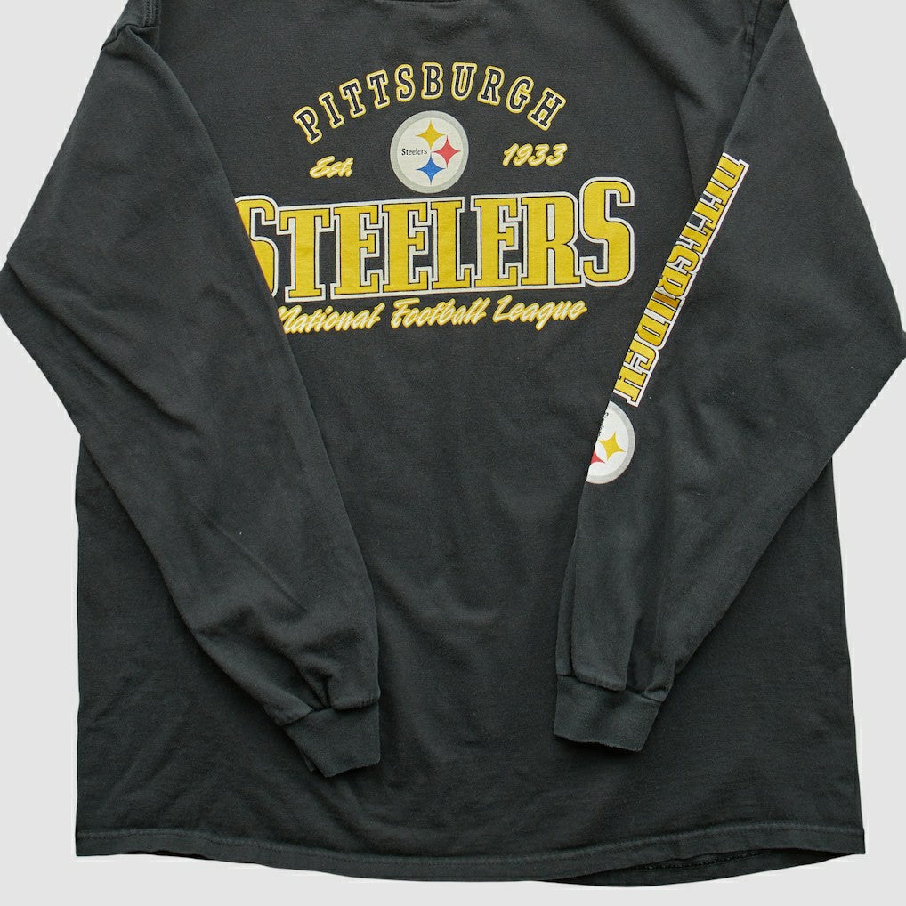 Pittsburgh Steelers NFL 2000s Long Sleeve T-shirt Black Vintage | Fanatics