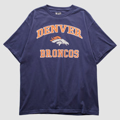 Denver Broncos Team Edition Apparel 2000s T-shirt Navy Vintage | Fanatics