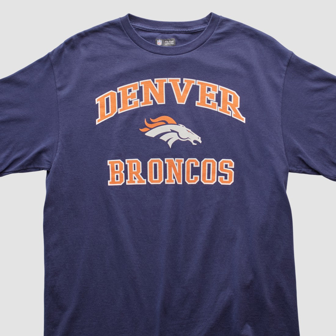 Denver Broncos Team Edition Apparel 2000s T-shirt Navy Vintage | Fanatics