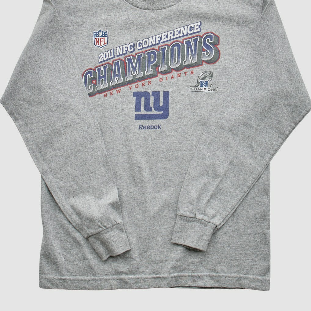New York Giants Reebok 2011 Pullover Sweatshirt Heather Gray Vintage | Fanatics