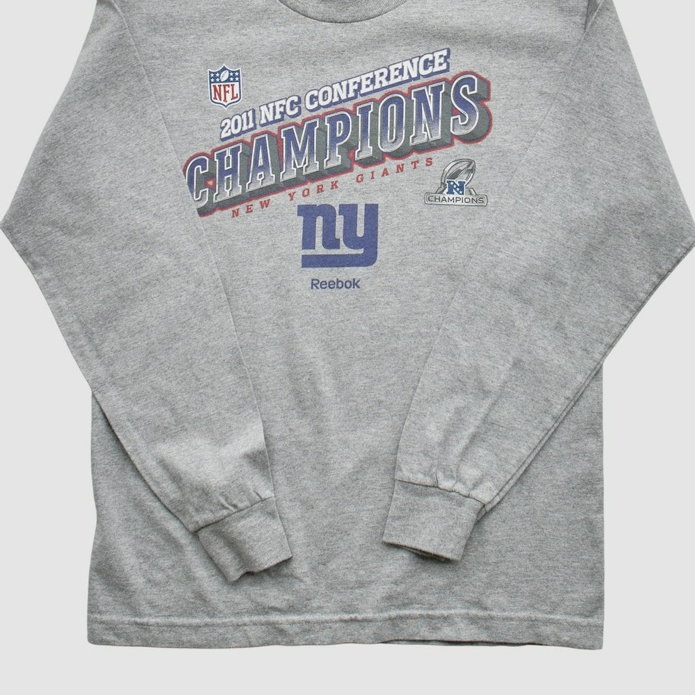 New York Giants Reebok 2011 Pullover Sweatshirt Heather Gray Vintage | Fanatics