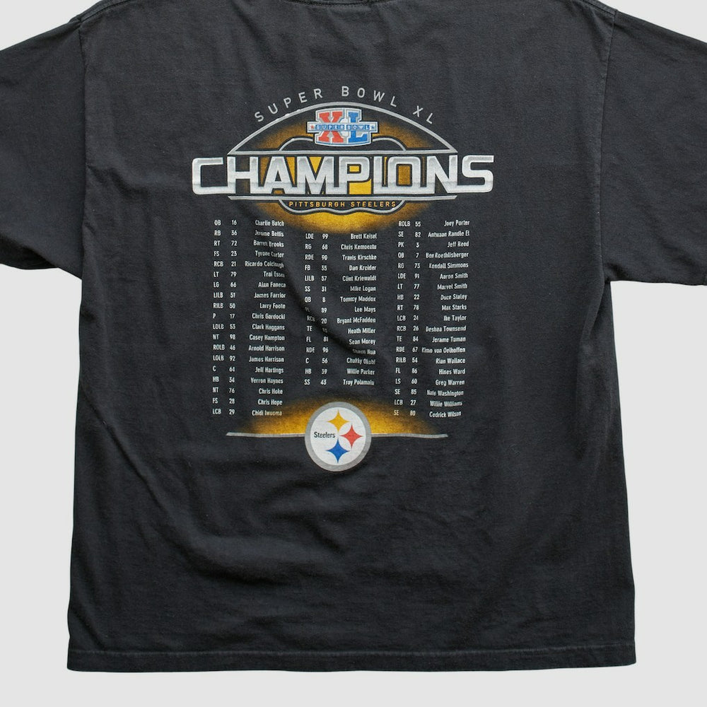 Pittsburgh Steelers Reebok 2006 T-shirt Black Vintage | Fanatics
