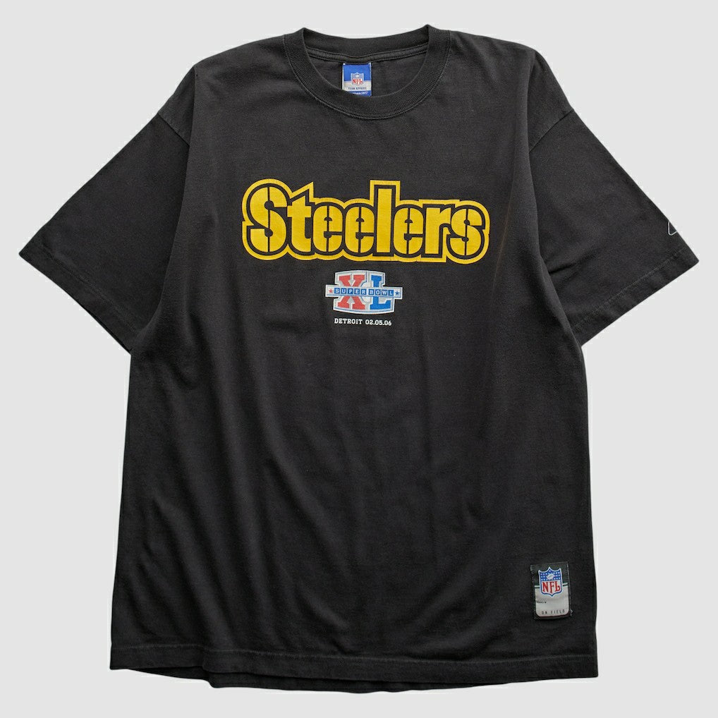 Pittsburgh Steelers Reebok 2000s T-shirt Black Vintage | Fanatics