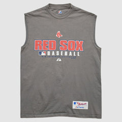 Boston Red Sox Majestic 2000s Tank - MLB
