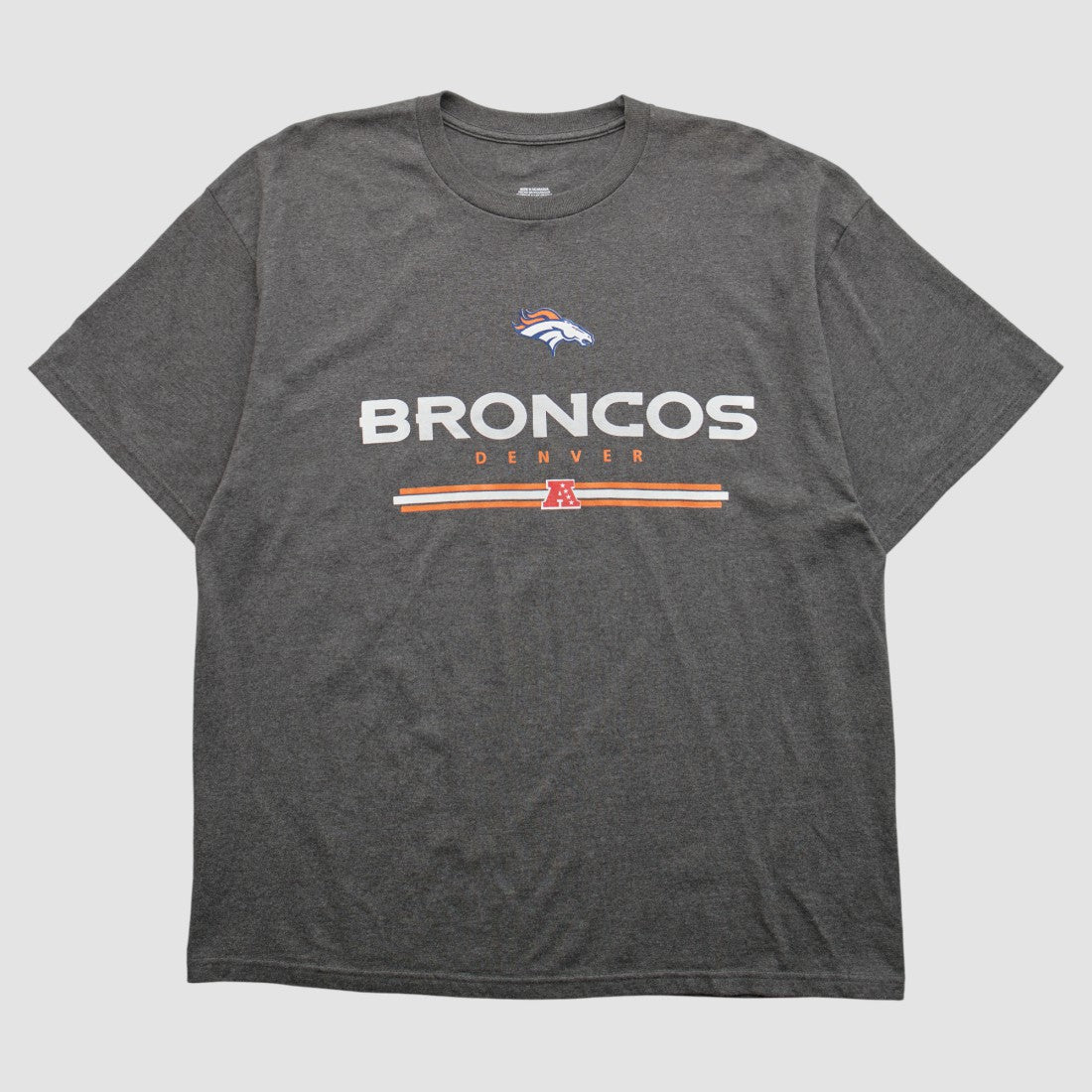 Denver Broncos 2010s T-shirt Dark Heather Gray Vintage | Fanatics