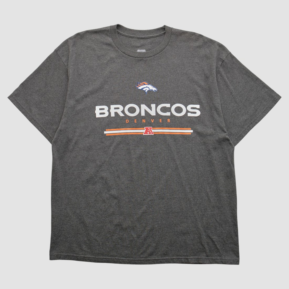 Denver Broncos 2010s T-shirt Dark Heather Gray Vintage | Fanatics