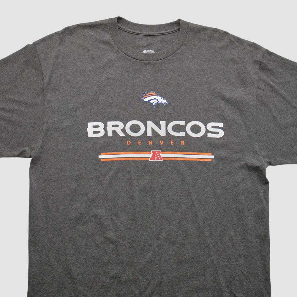 Denver Broncos 2010s T-shirt Dark Heather Gray Vintage | Fanatics