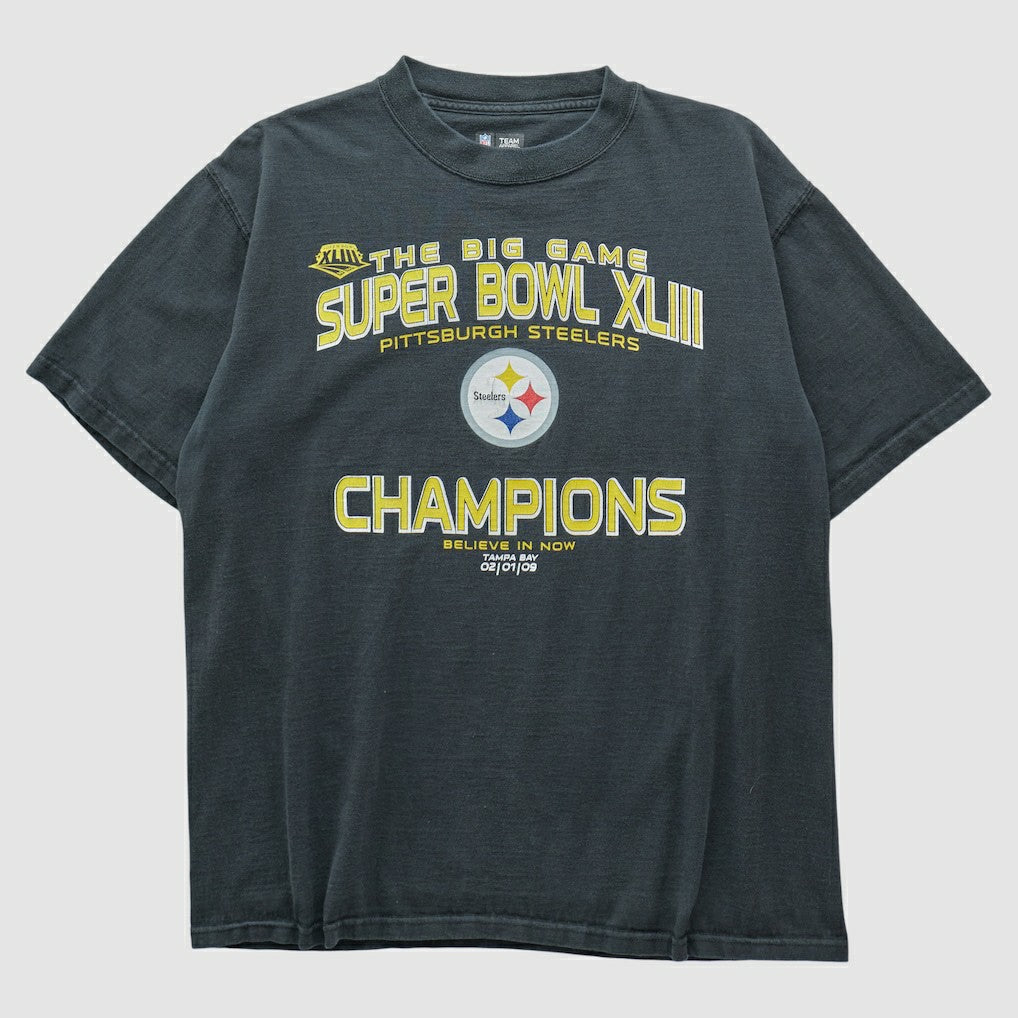 Pittsburgh Steelers NFL 2009 T-shirt Charcoal Vintage | Fanatics