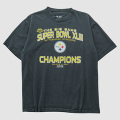 Pittsburgh Steelers NFL 2009 T-shirt Charcoal Vintage | Fanatics