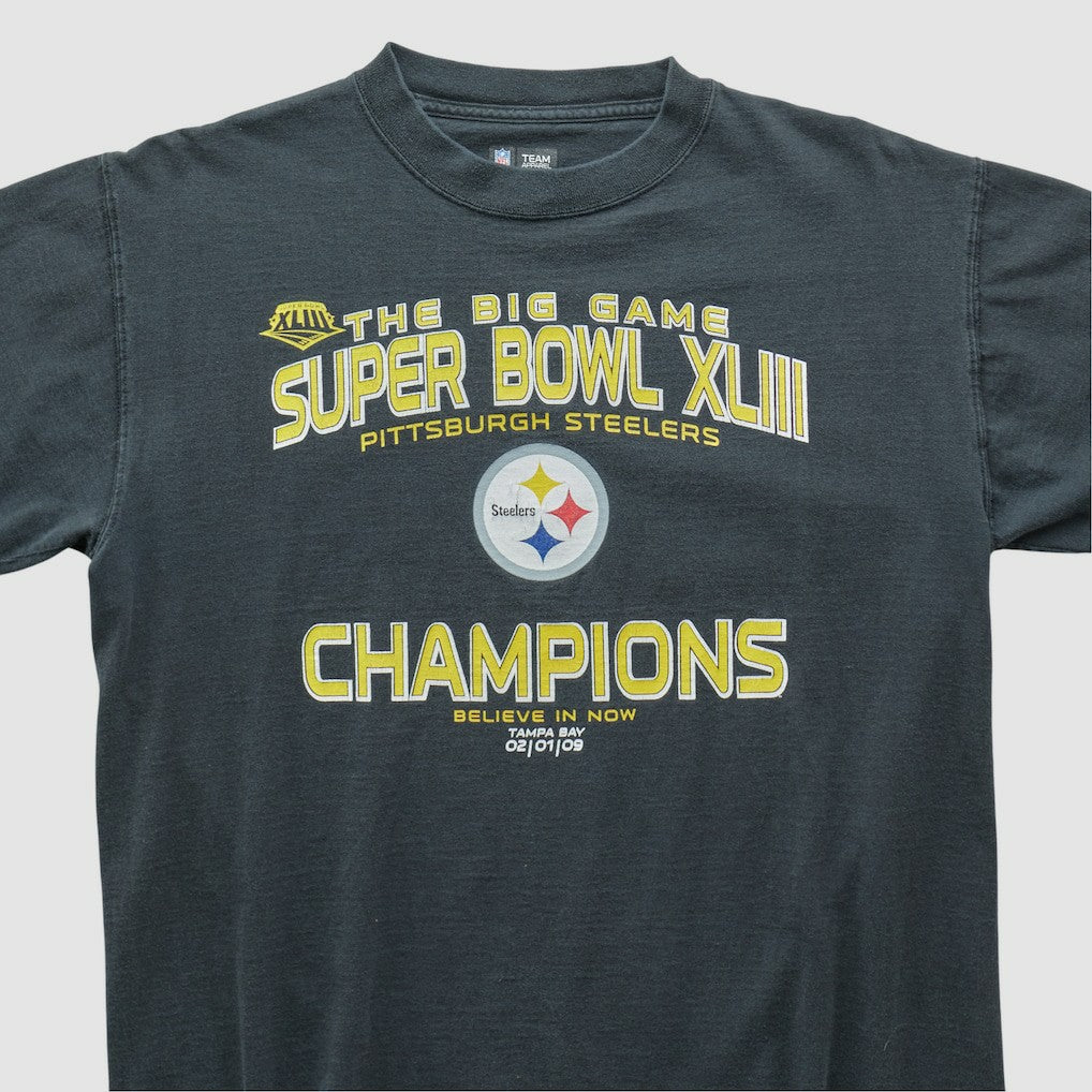 Pittsburgh Steelers NFL 2009 T-shirt Charcoal Vintage | Fanatics