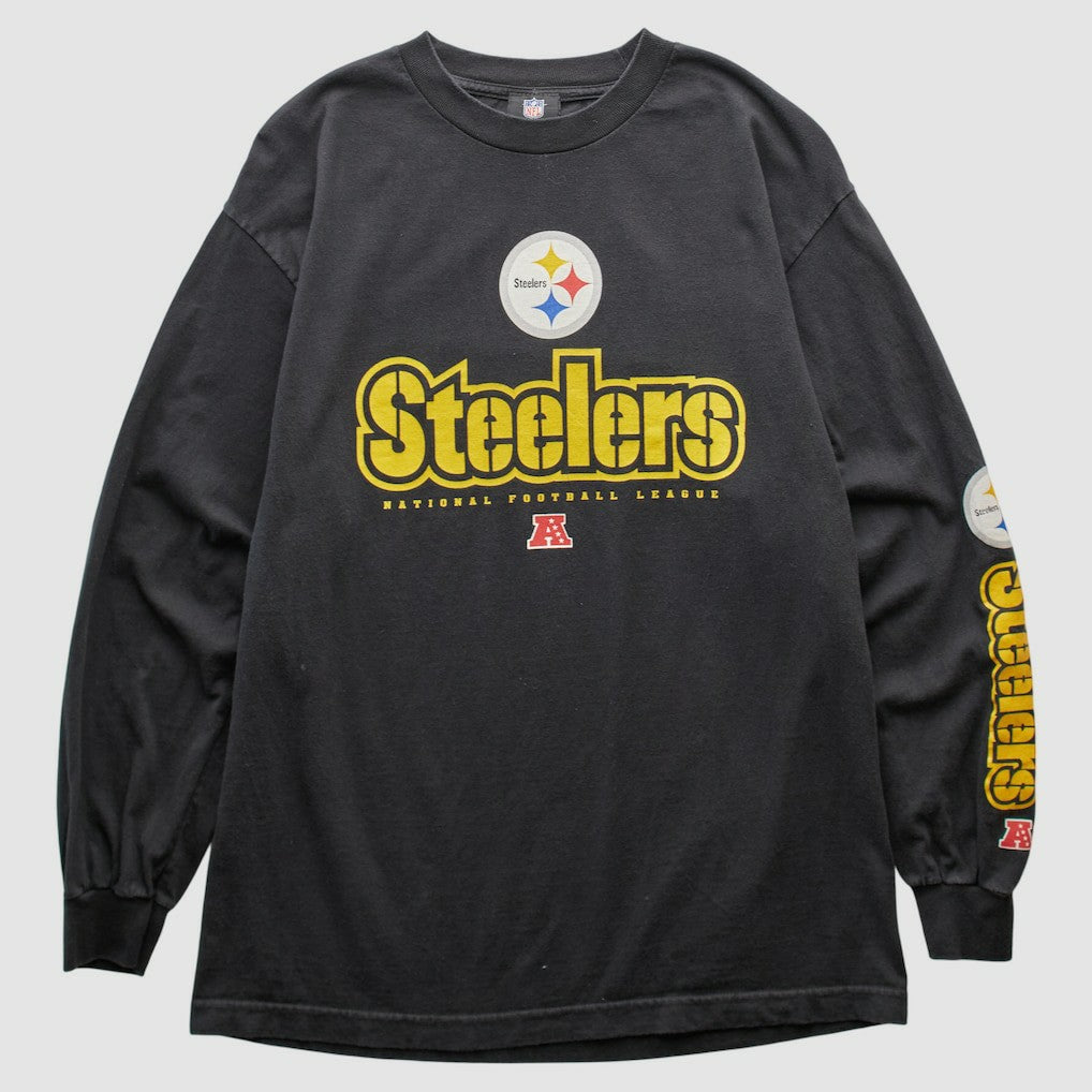 Pittsburgh Steelers NFL 2010s Long Sleeve T-shirt Black Vintage | Fanatics