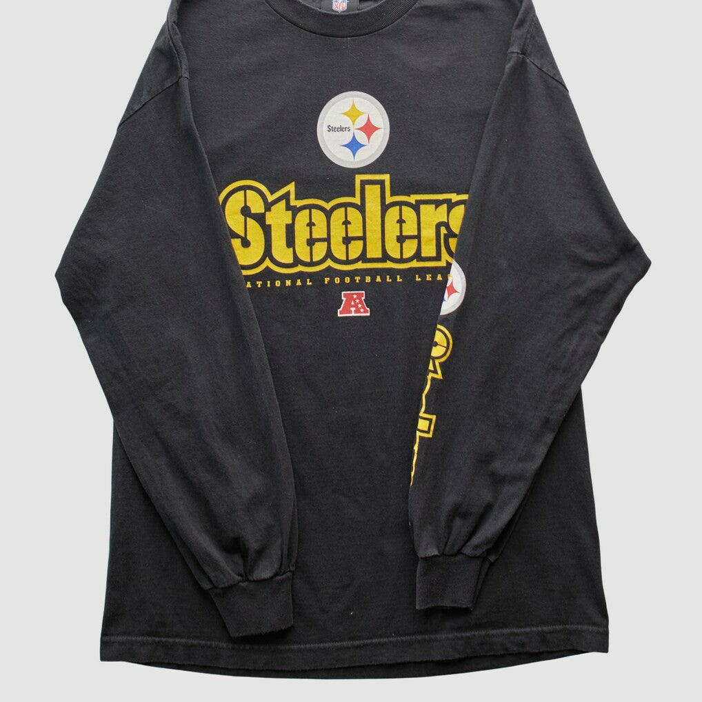 Pittsburgh Steelers NFL 2010s Long Sleeve T-shirt Black Vintage | Fanatics