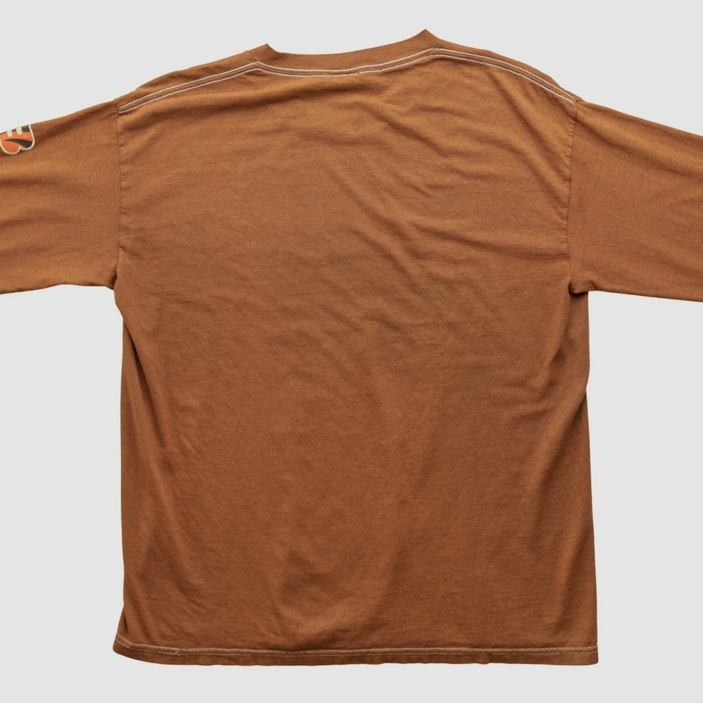 Cincinnati Bengals 2000s Long Sleeve T-shirt Brown Vintage | Fanatics