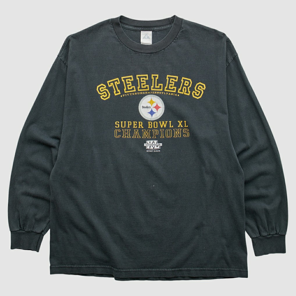 Pittsburgh Steelers Alstyle 2006 Long Sleeve T-shirt Black Vintage | Fanatics