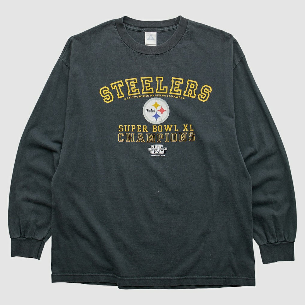 Pittsburgh Steelers Alstyle 2006 Long Sleeve T-shirt Black Vintage | Fanatics